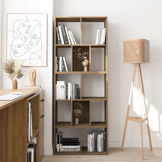 Abstract Multi-purpose Bookshelf 5-layer Cabinet